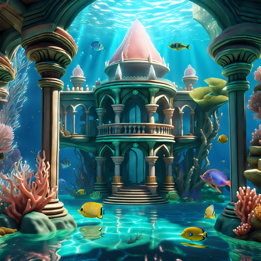 underwater palace for merfolk