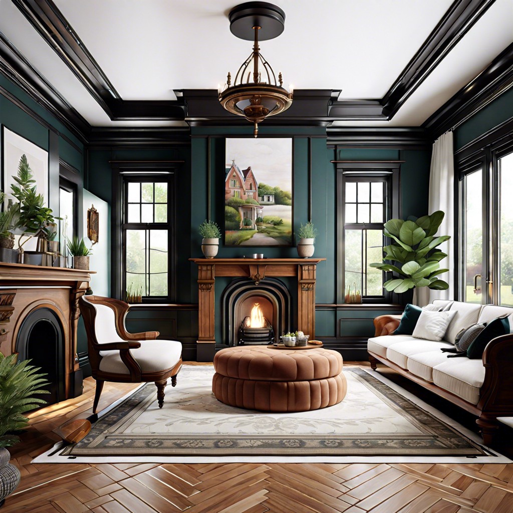 victorian style home with modern interior