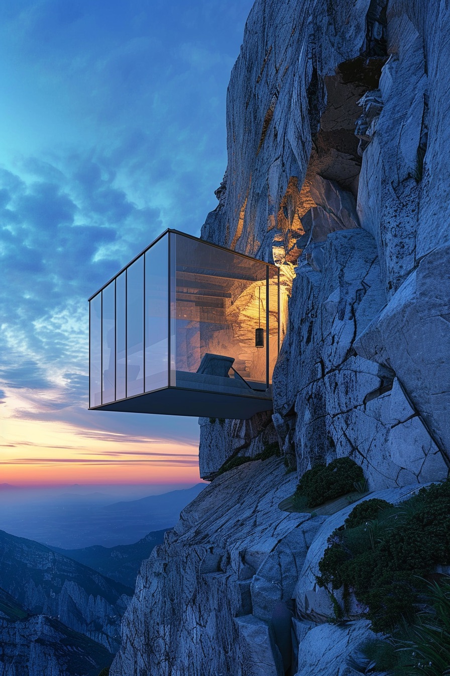 cliff glass balcony