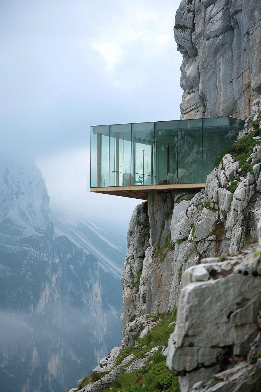 cliff glass pavilion