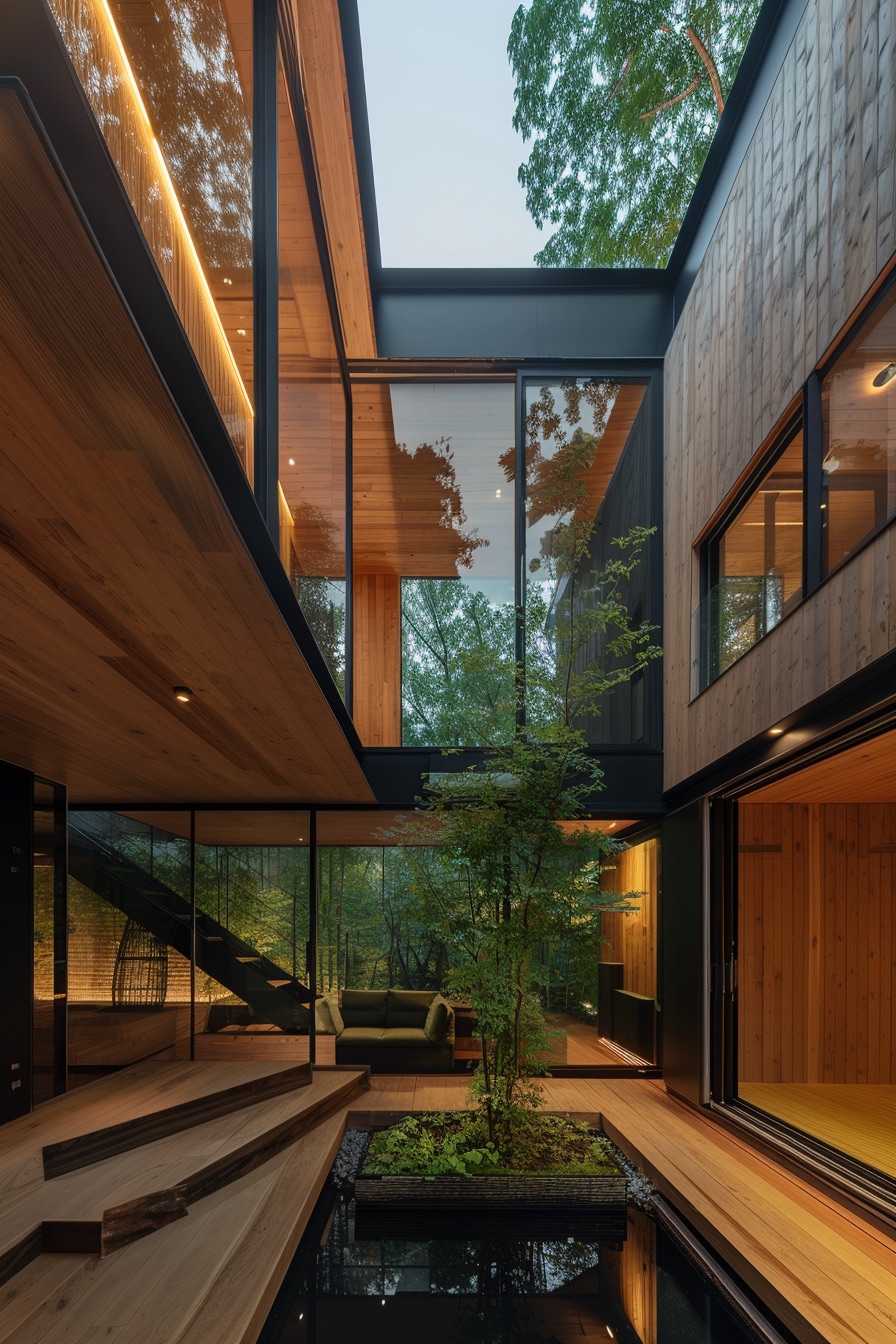 courtyard house rooms on second floor