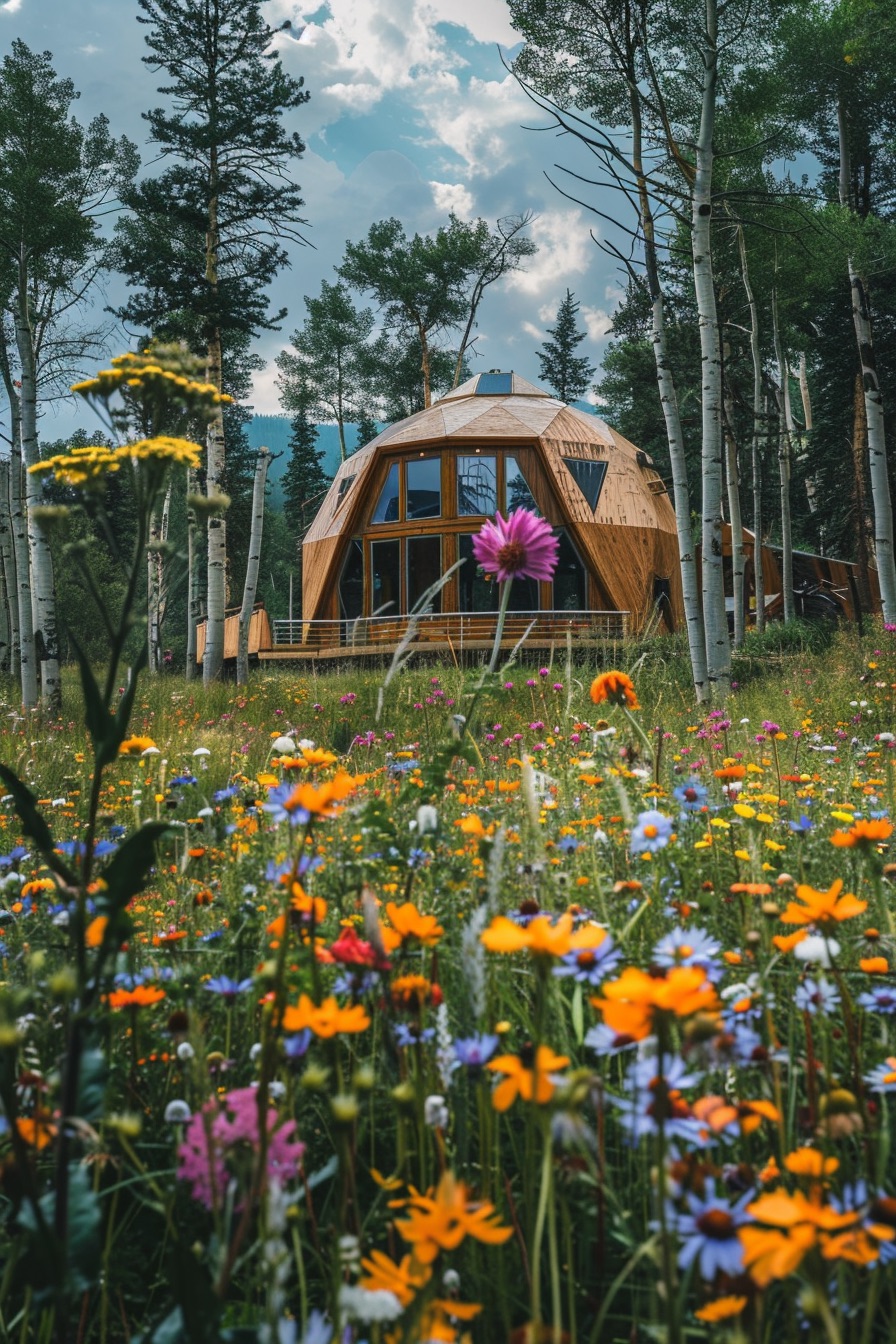 geodesic house