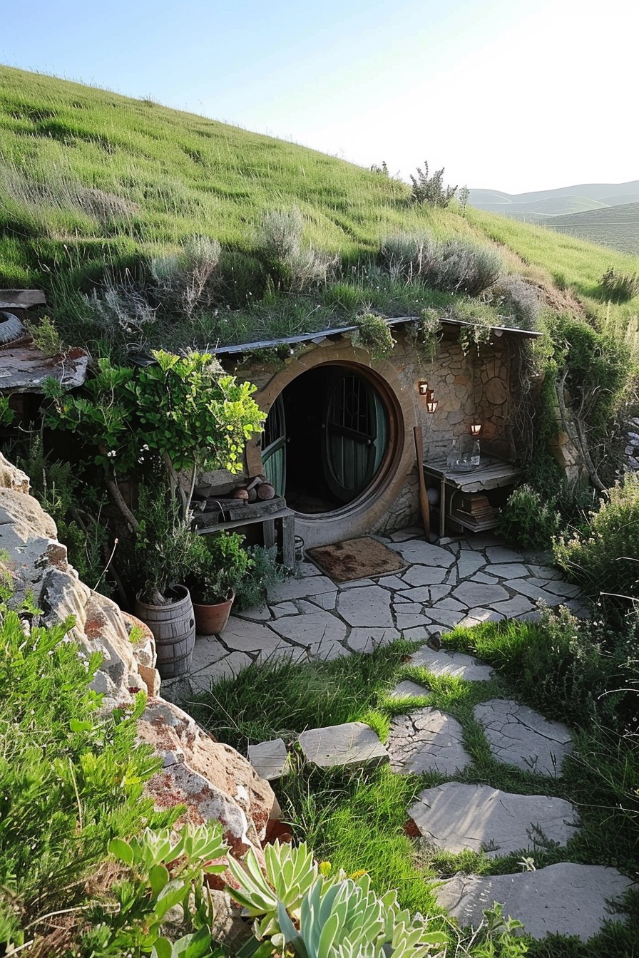 hobbit home porch