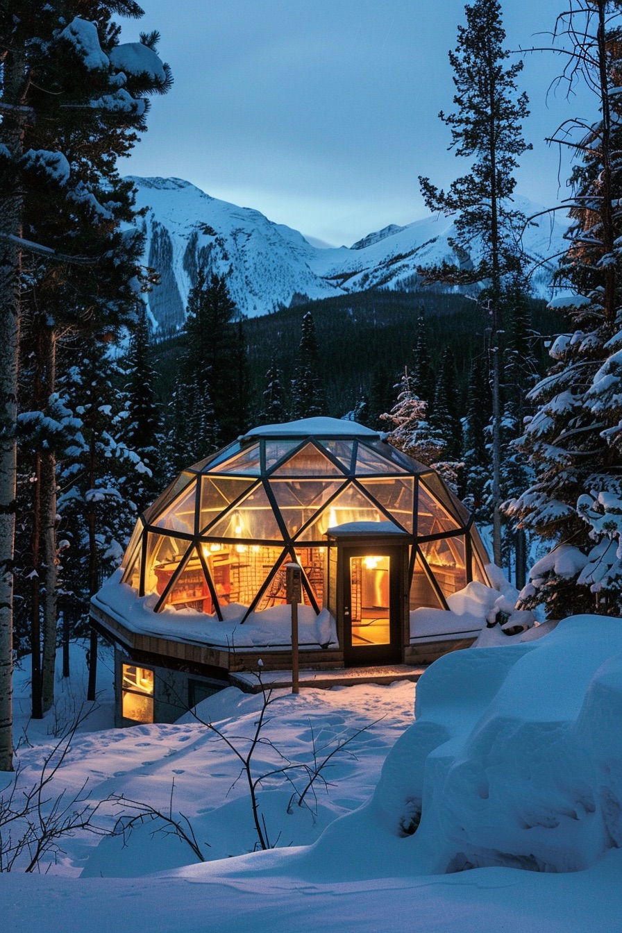 glass igloo