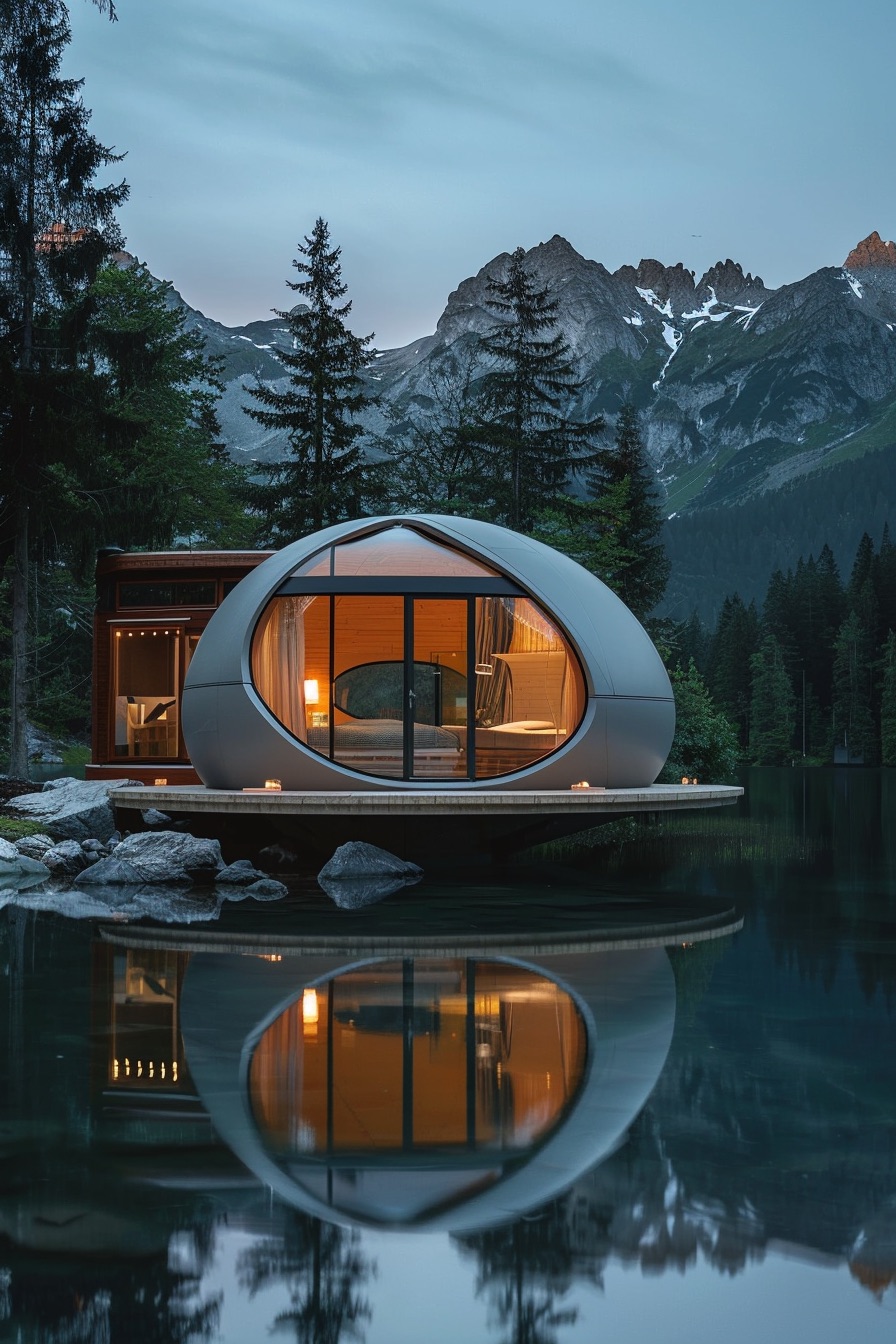 lake sphere cabin