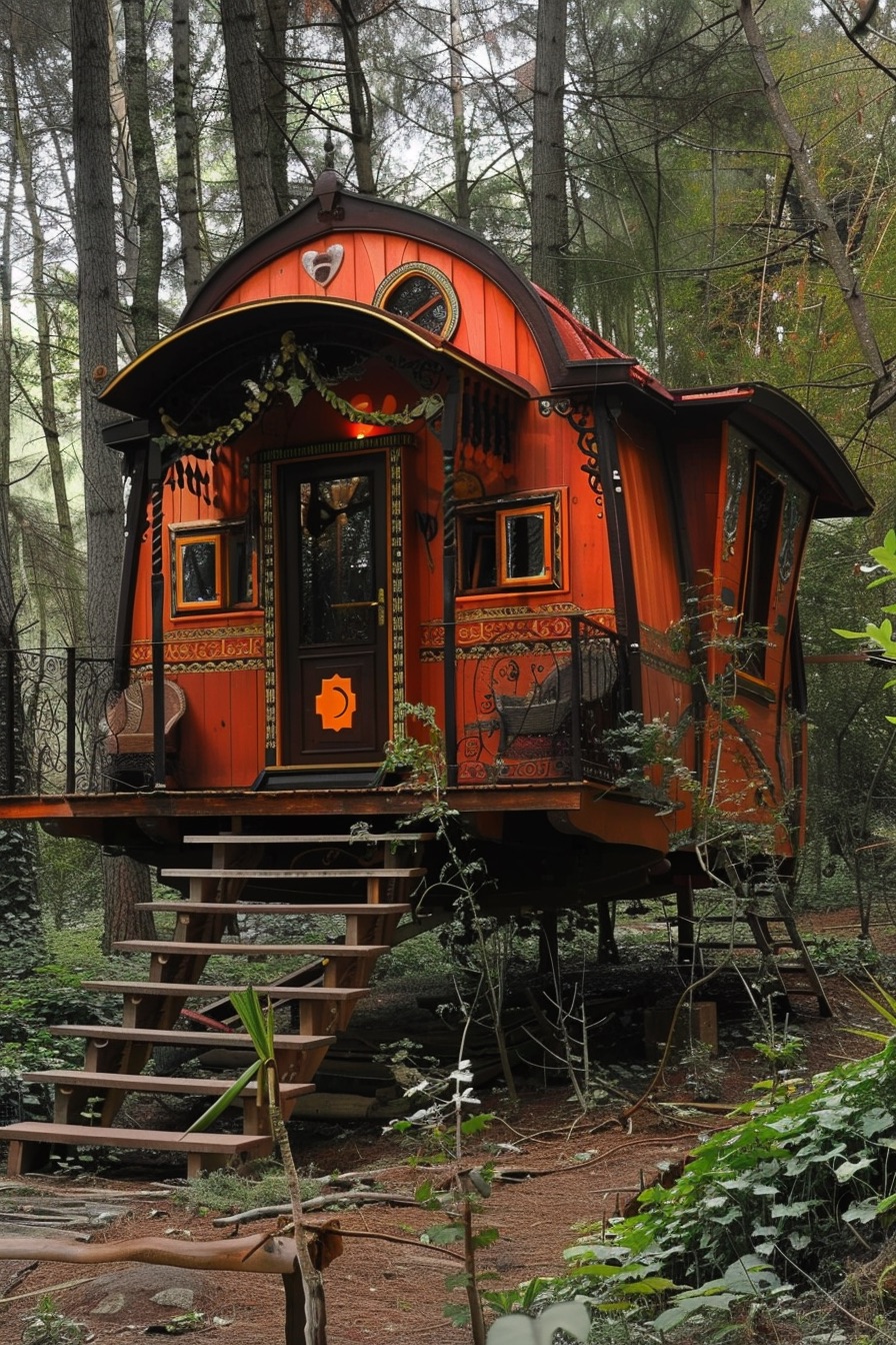 tiny gypsy wood cabin