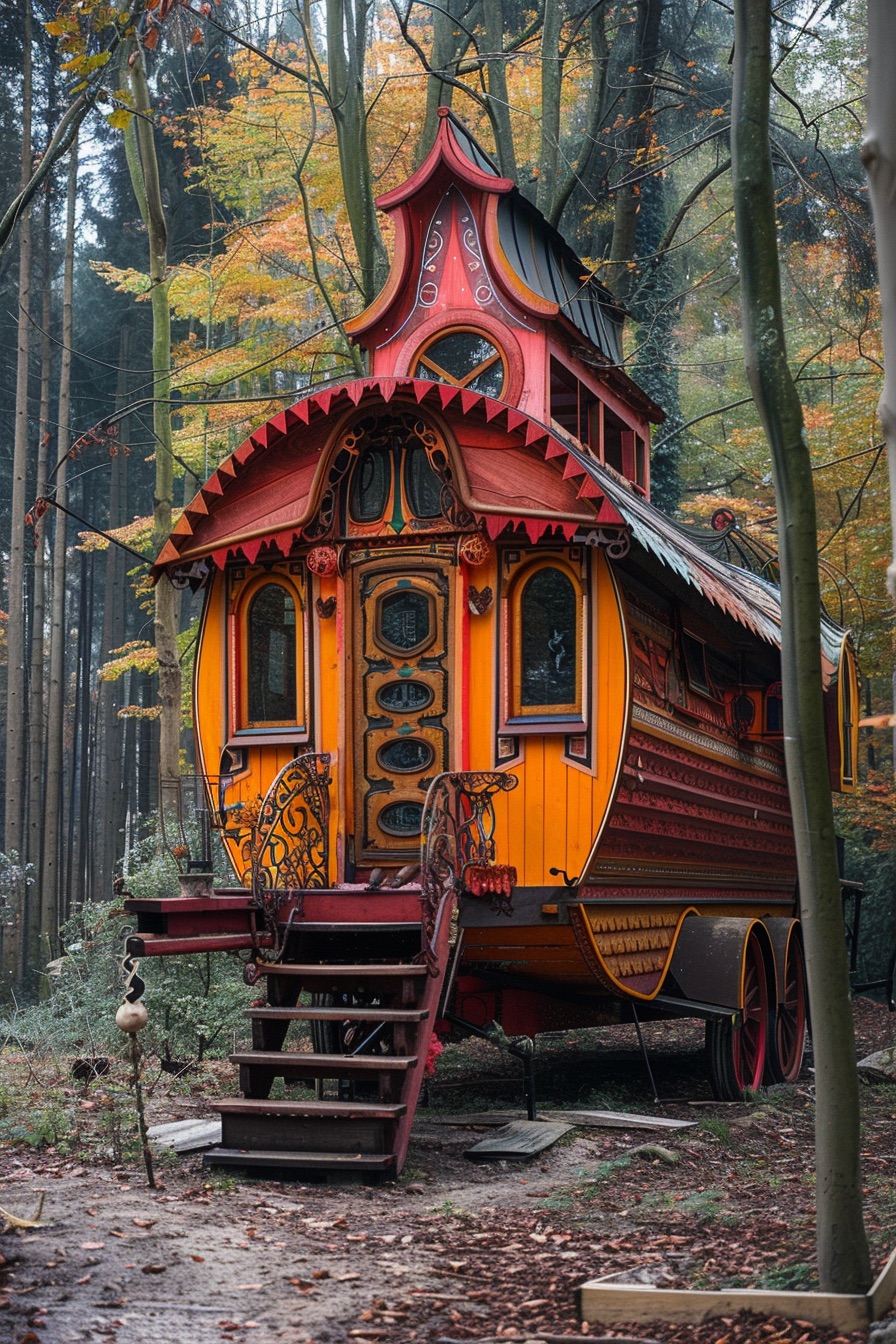 unique gypsy wood cabin