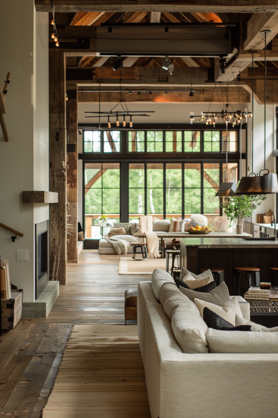 barn house loft interior