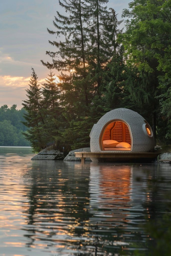 3d printed dome cabin