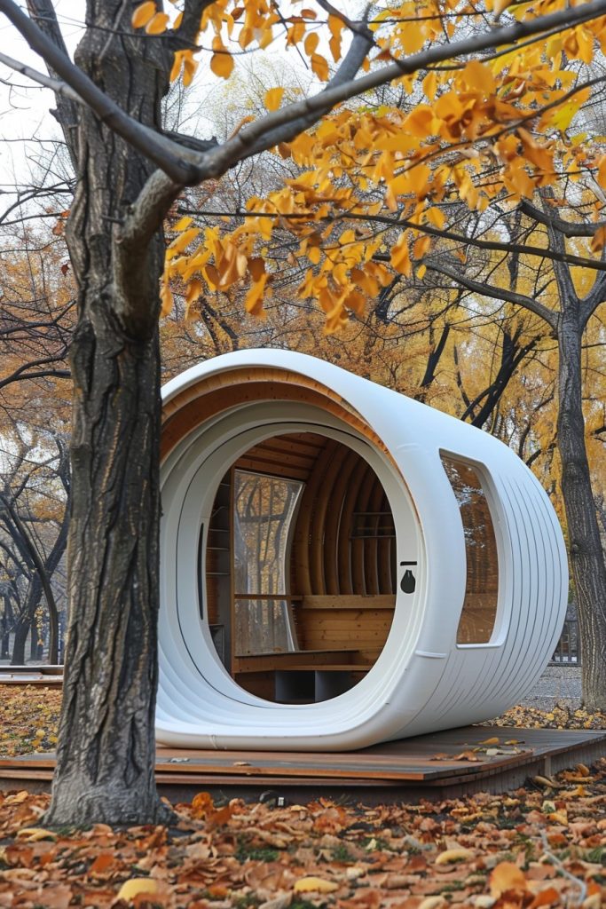 3d-printed tubular tunnel cabin