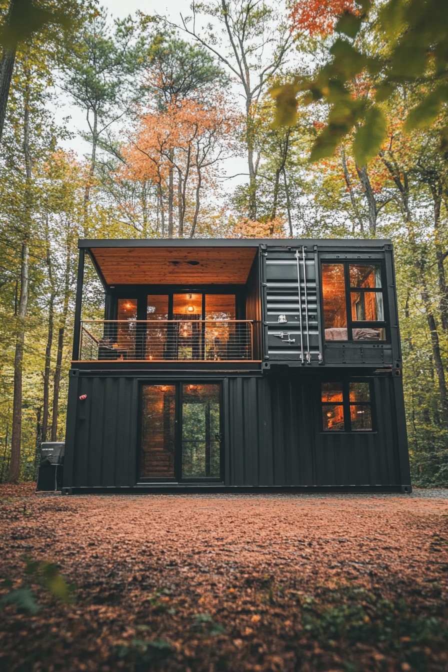 shipping container house cabin 2