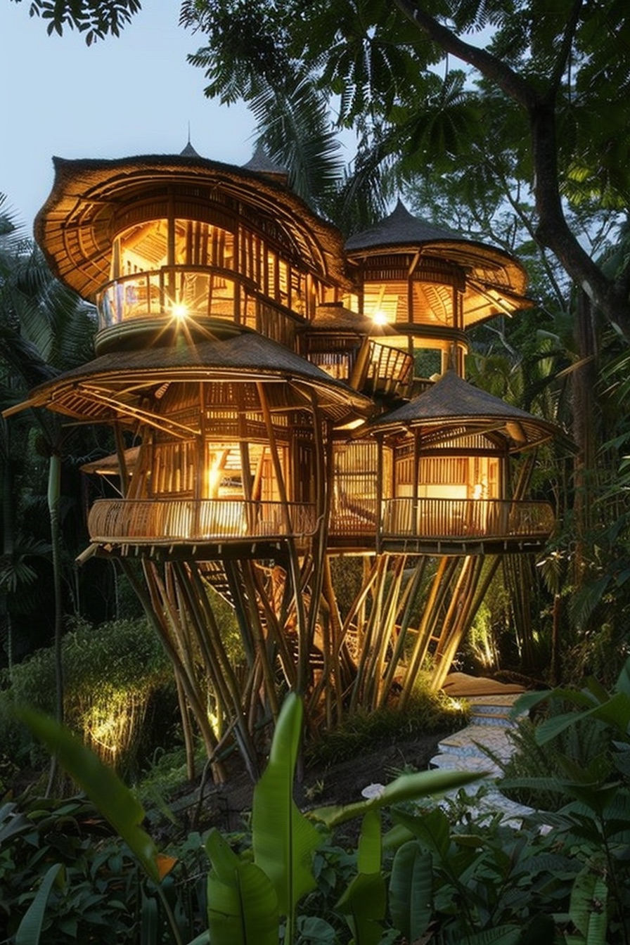 bamboo cabin