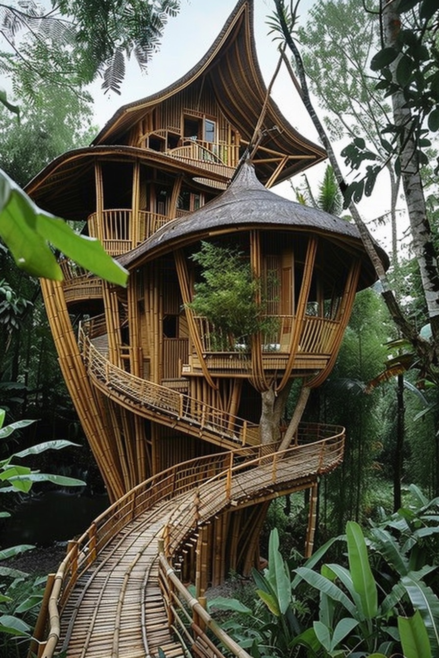 bamboo treehouse