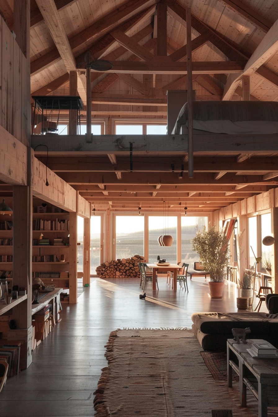 barn loft two floors