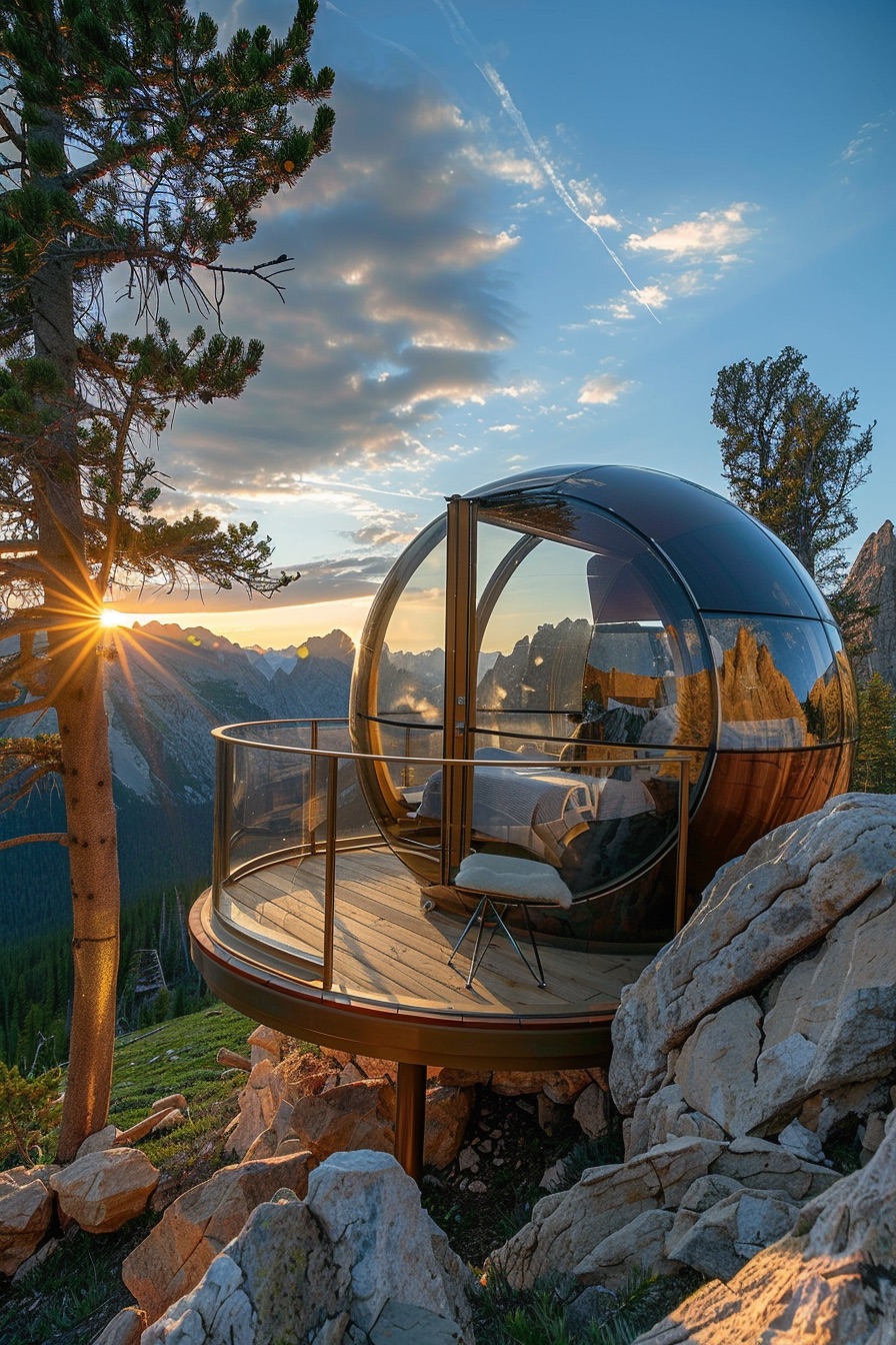 glass sphere unit