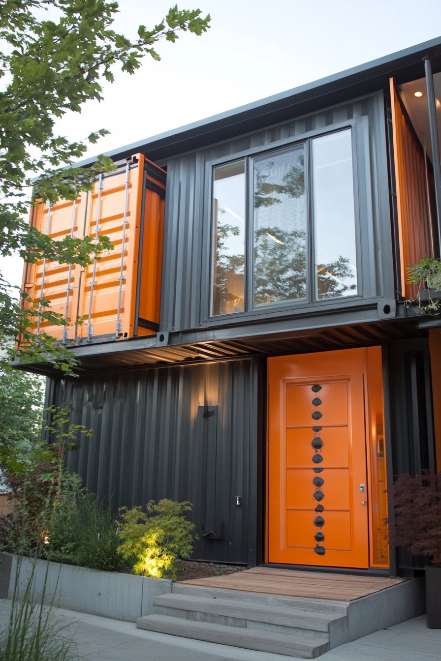 shipping container loft 1