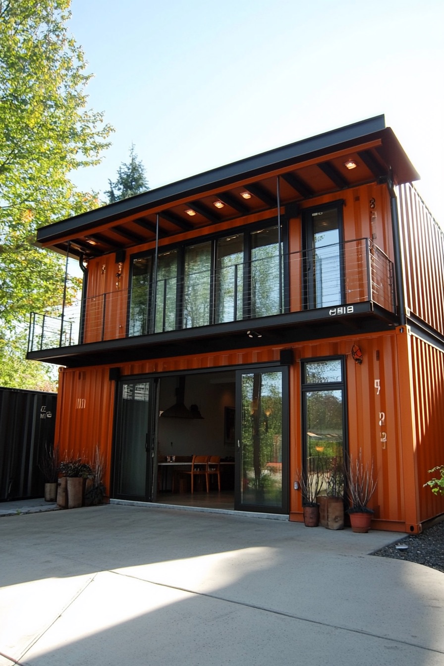 shipping container loft 2