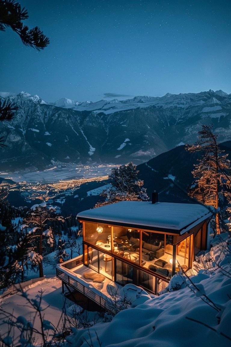 75 Jaw-dropping Modern Glass Cabins in the Mountains