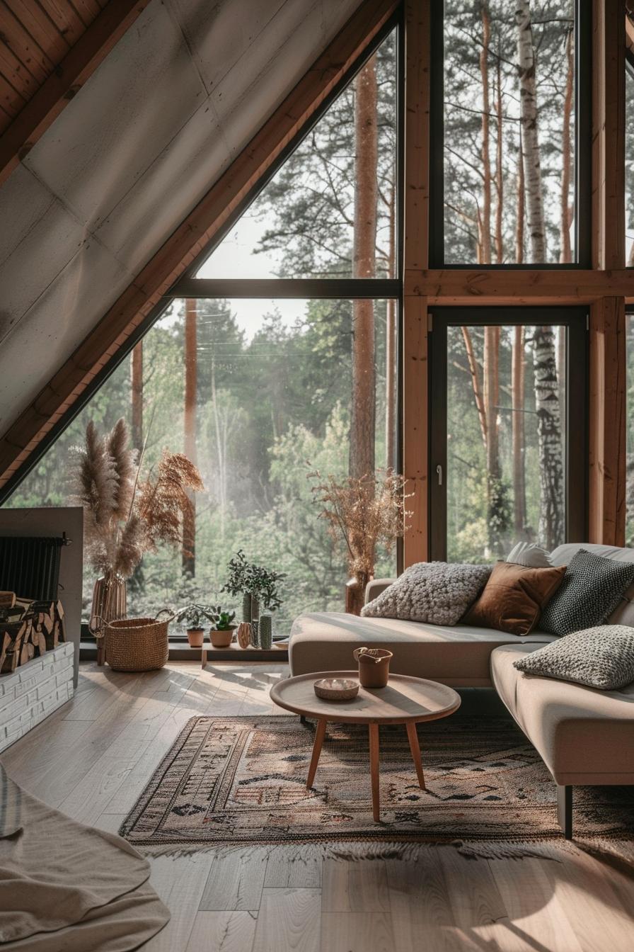 scandinavian a frame interior