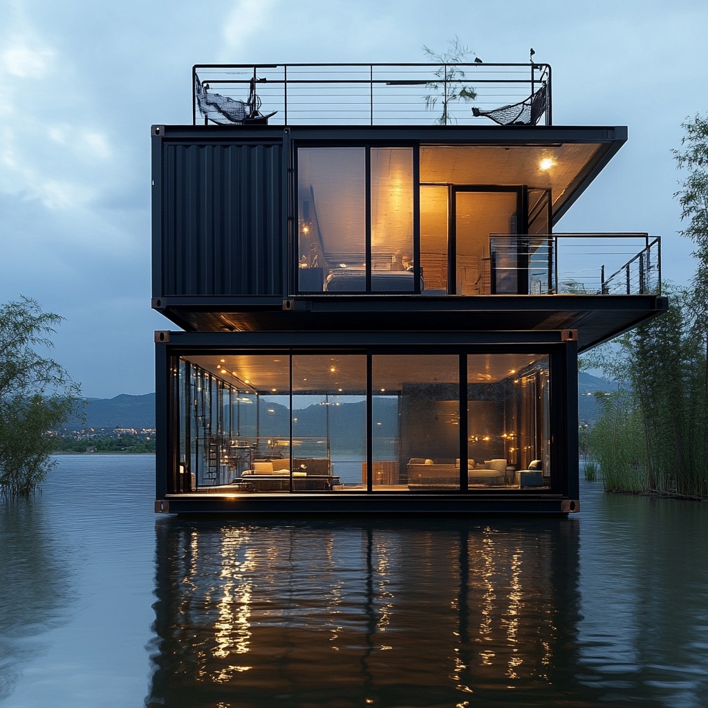 shipping container house modular pod 2