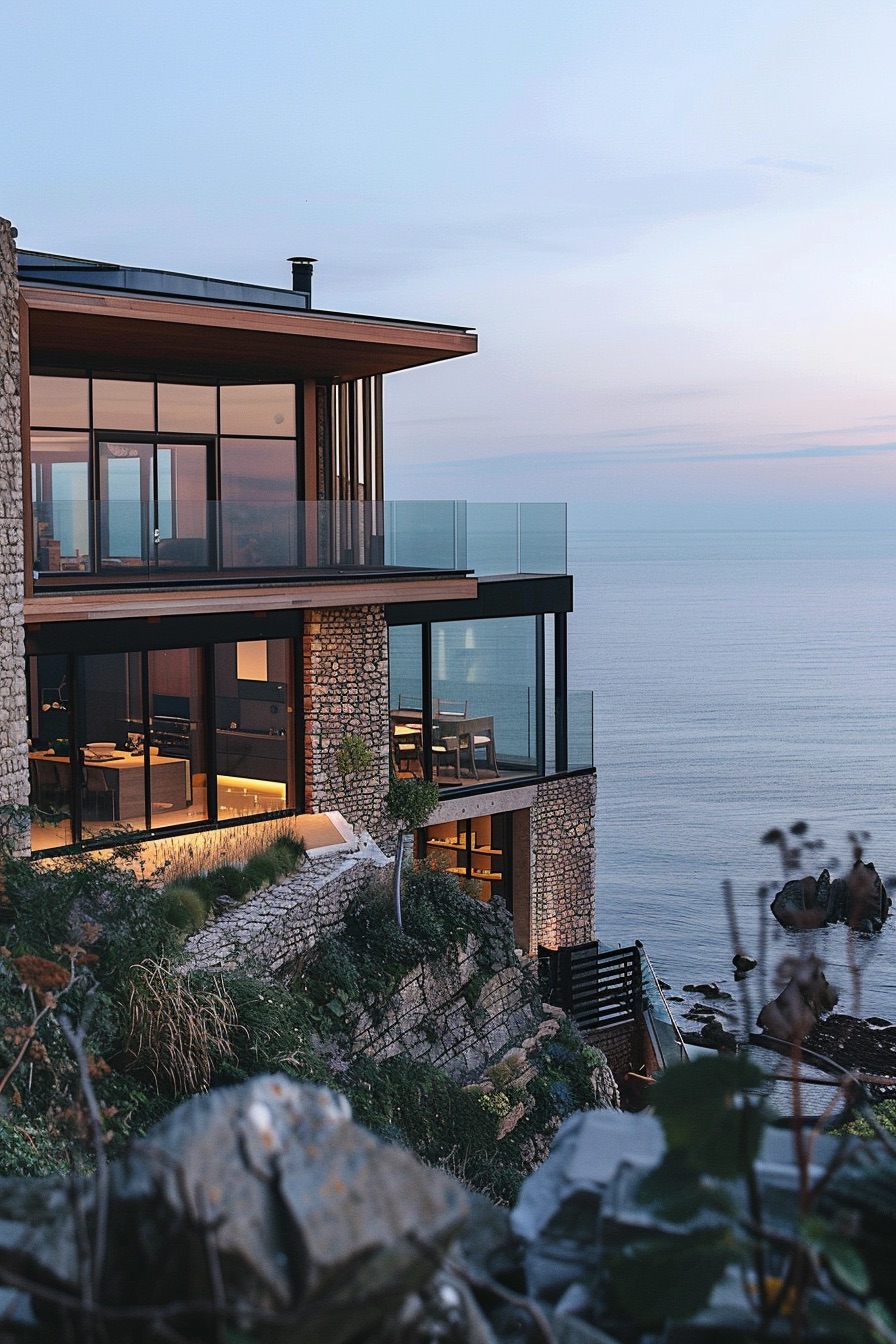 cliffside mansion