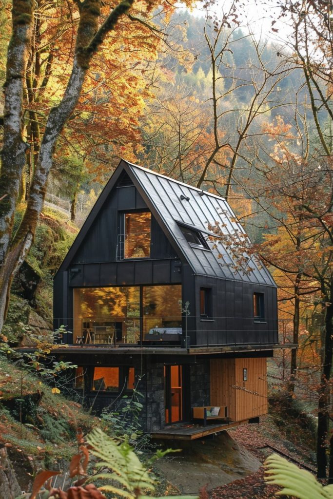 a-frame cabin