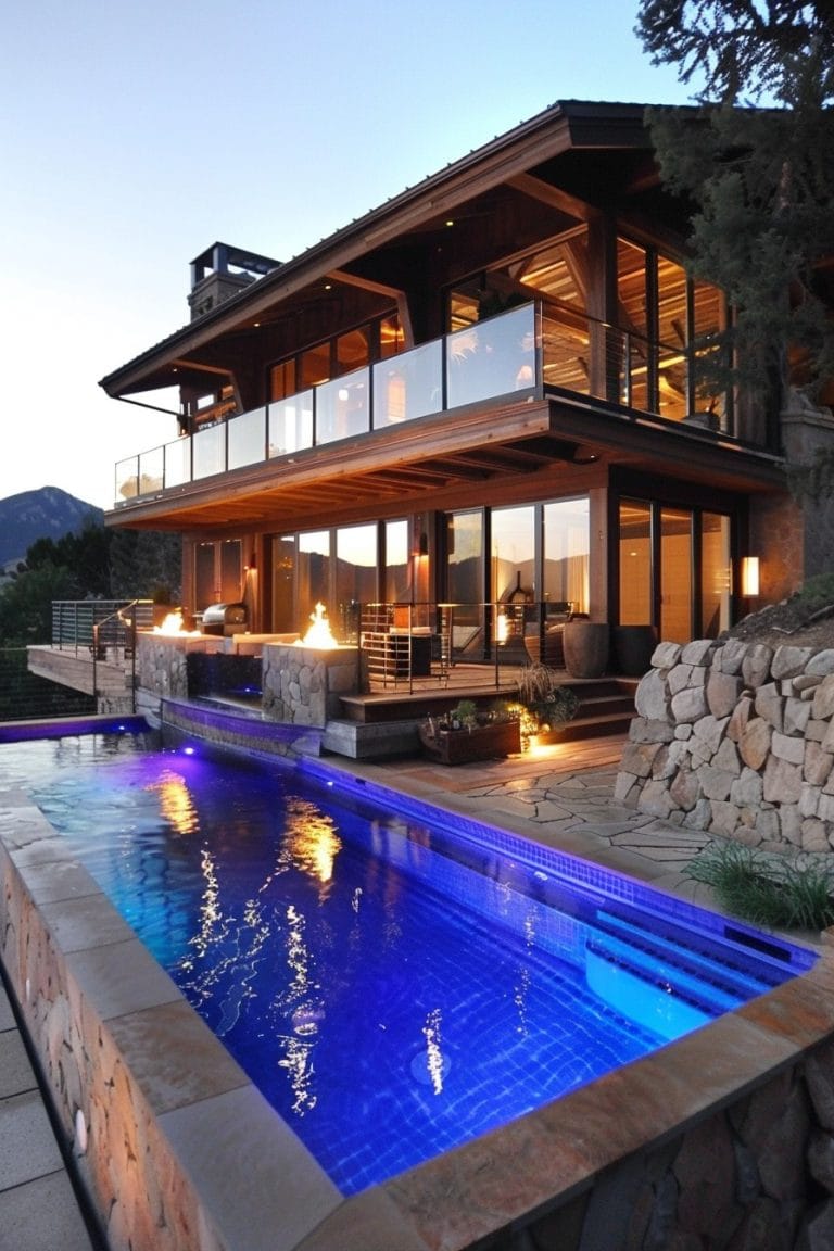 40 Amazing Mountain Houses with Pools