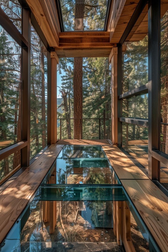 cabin glass floors