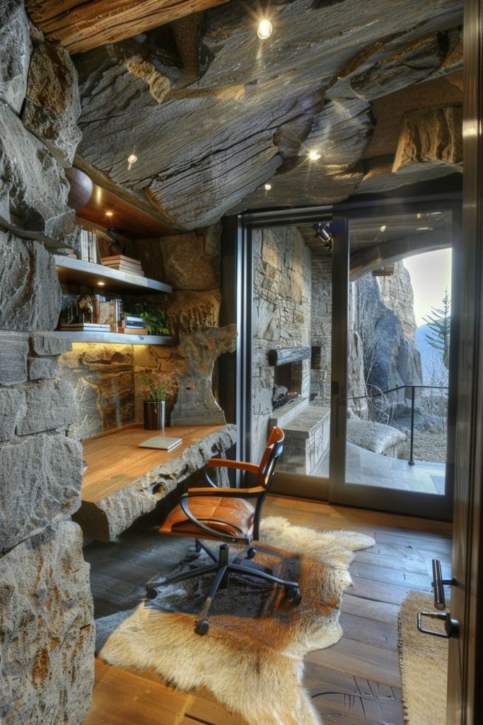 cave home office