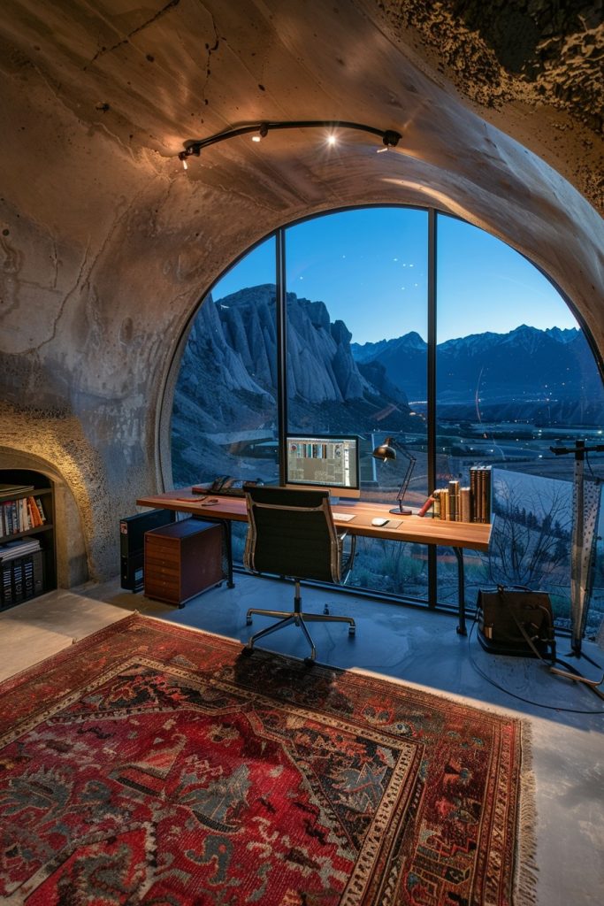 cave room office