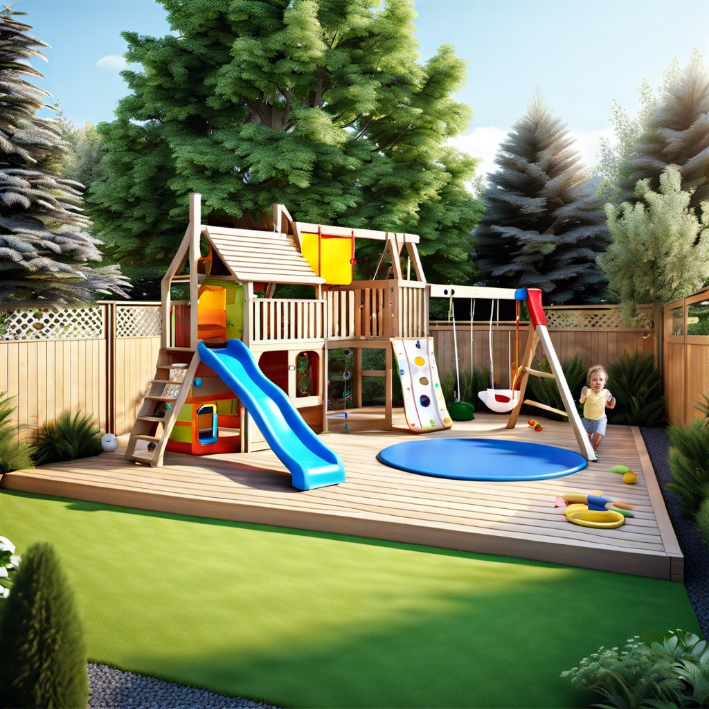 childrens interactive play area