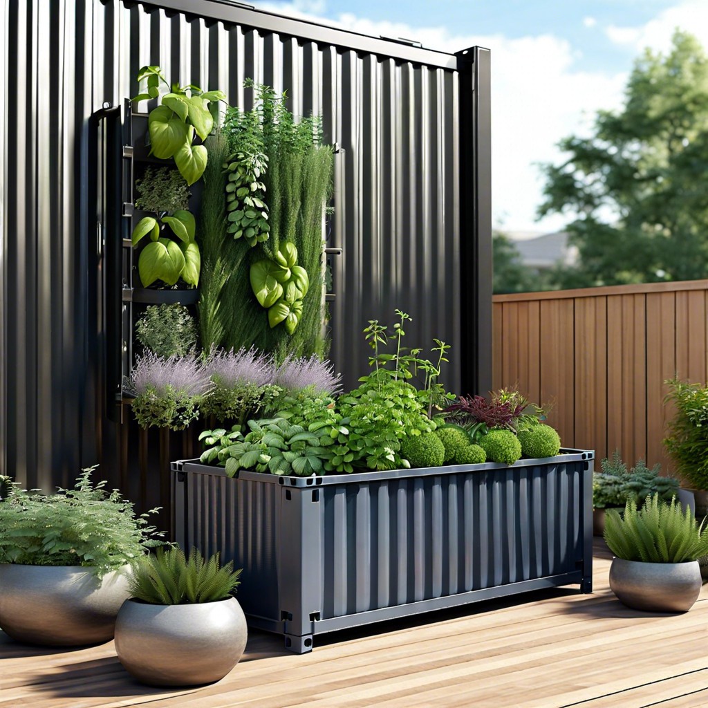 container herb garden