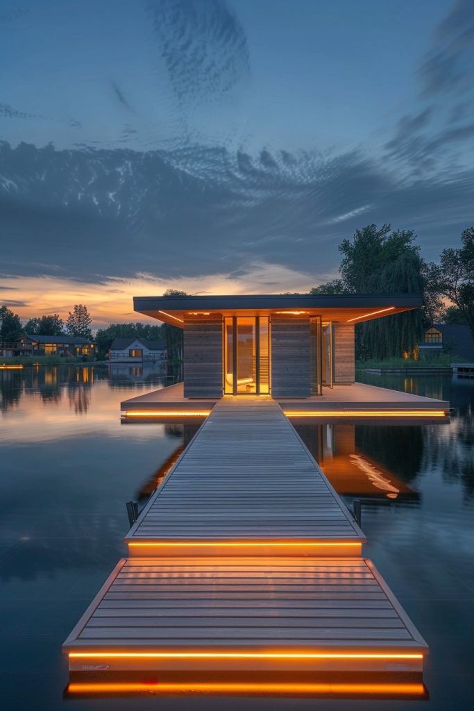 floating house led platform