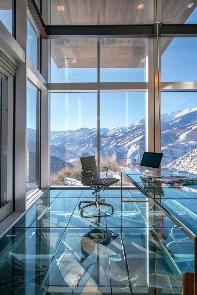 glass home office