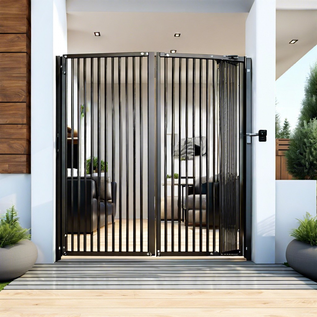 innovative bi folding gate for compact spaces