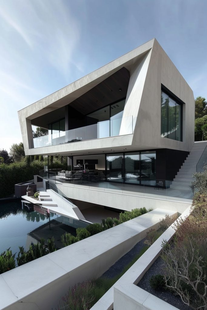 modern geometric house design