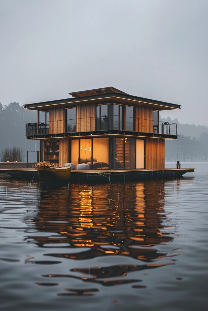 modular floating house