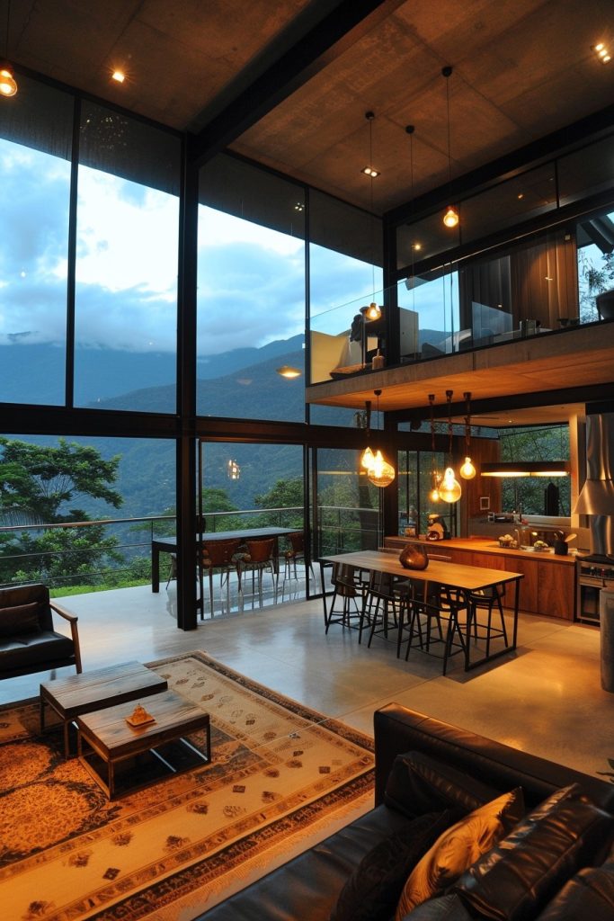 mountain home open plan