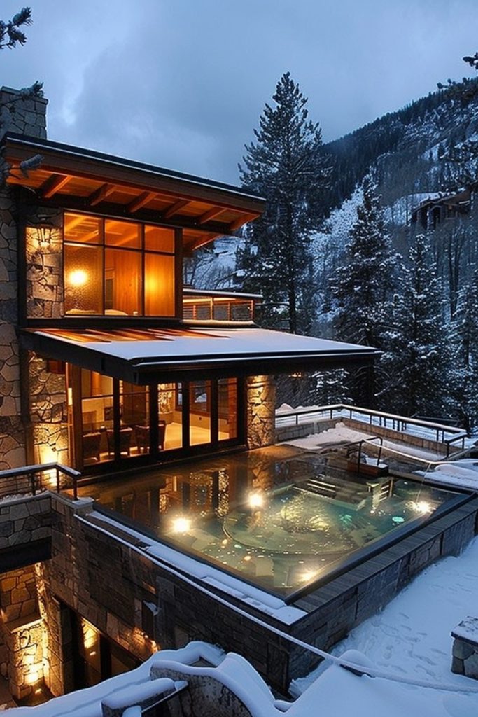 mountain house covered pool