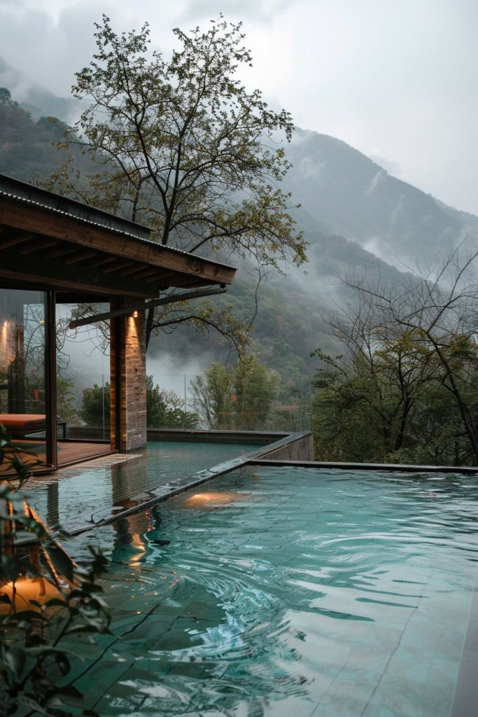 mountain house pool oasis