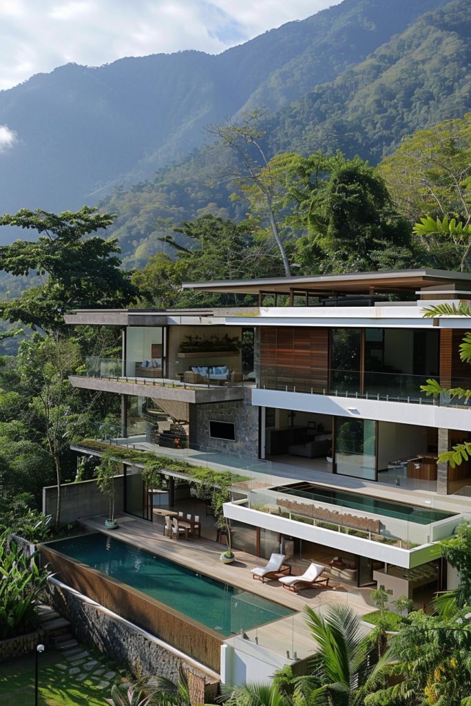 mountain house terraces