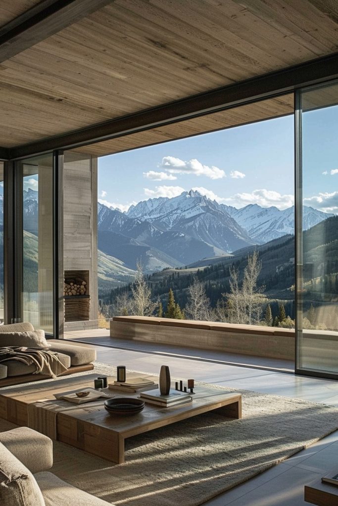 mountain living indoor outdoor