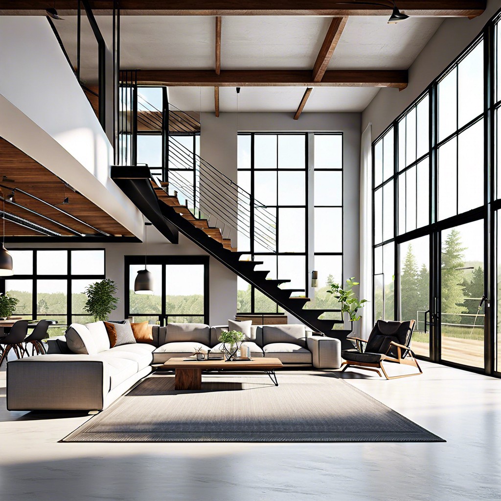 open concept loft