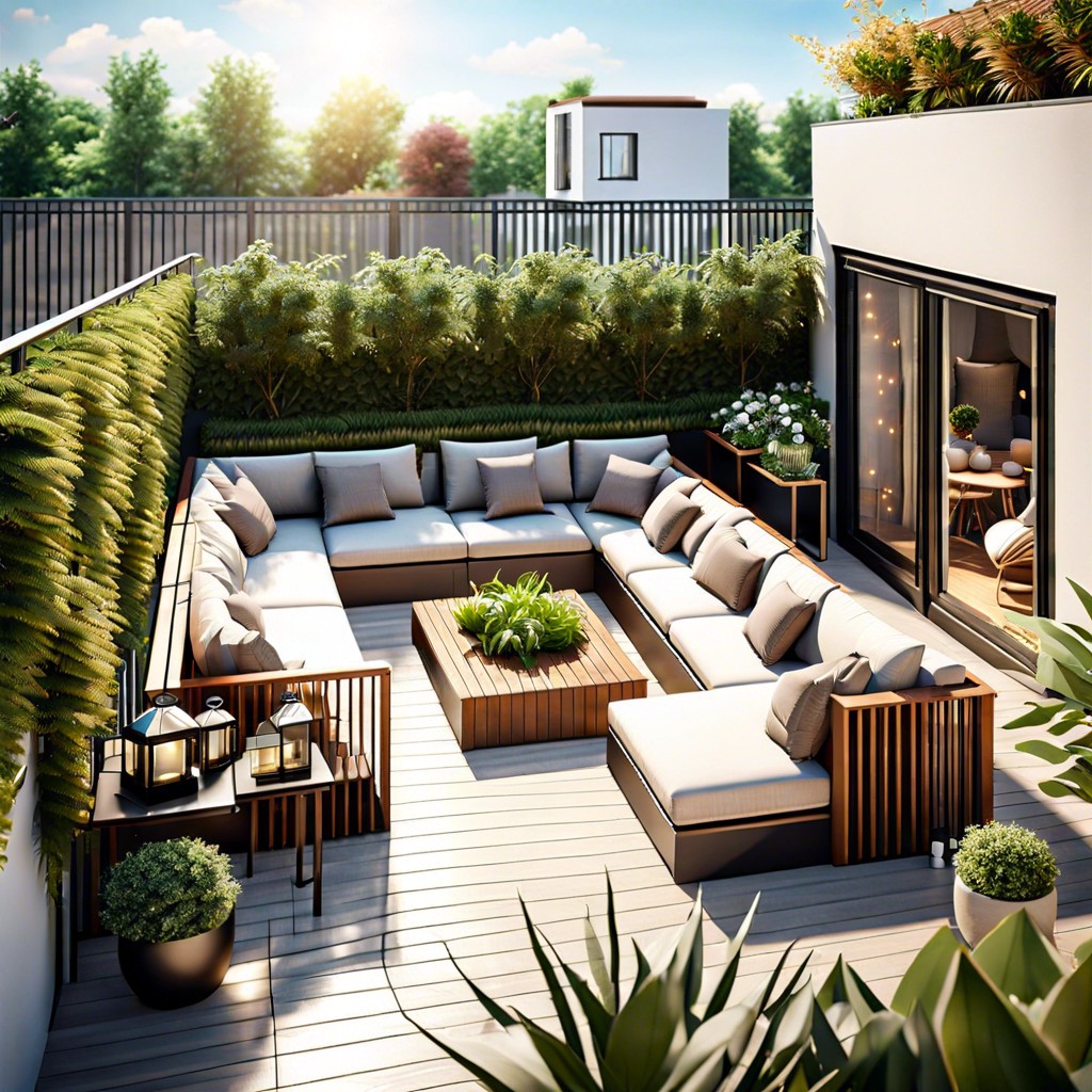 rooftop terrace garden