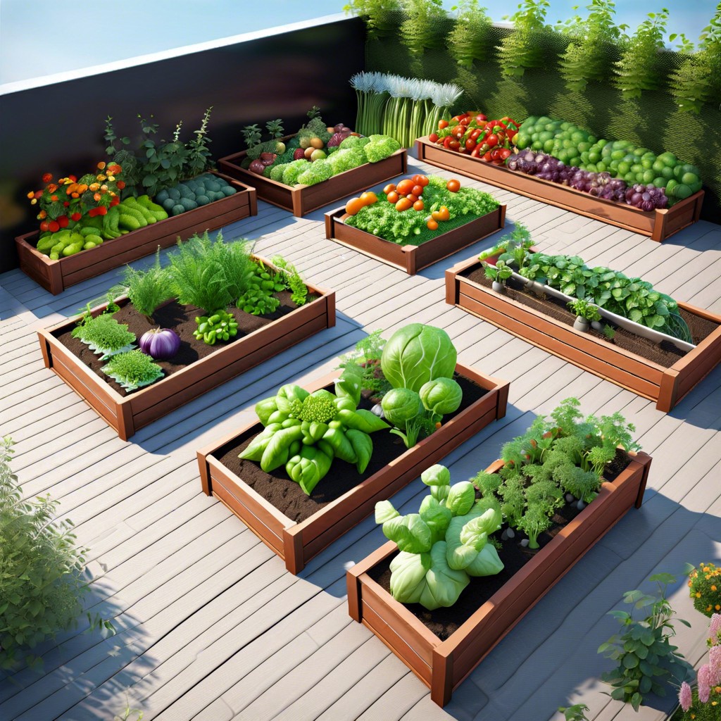 rooftop vegetable garden