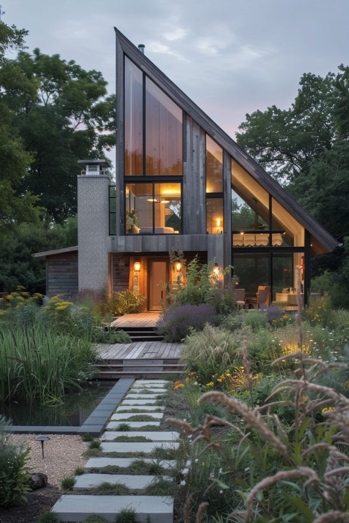 saltbox house modern wings