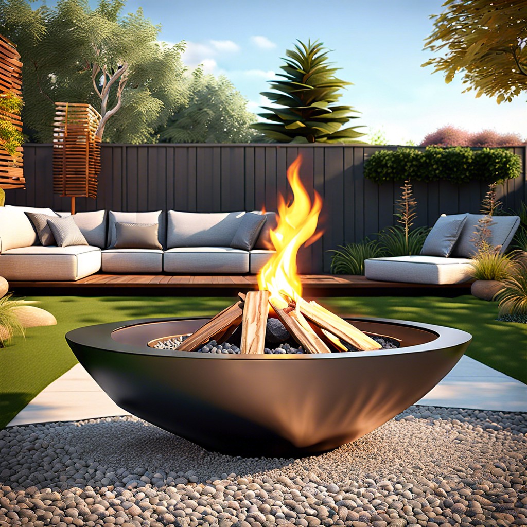 statement fire pits