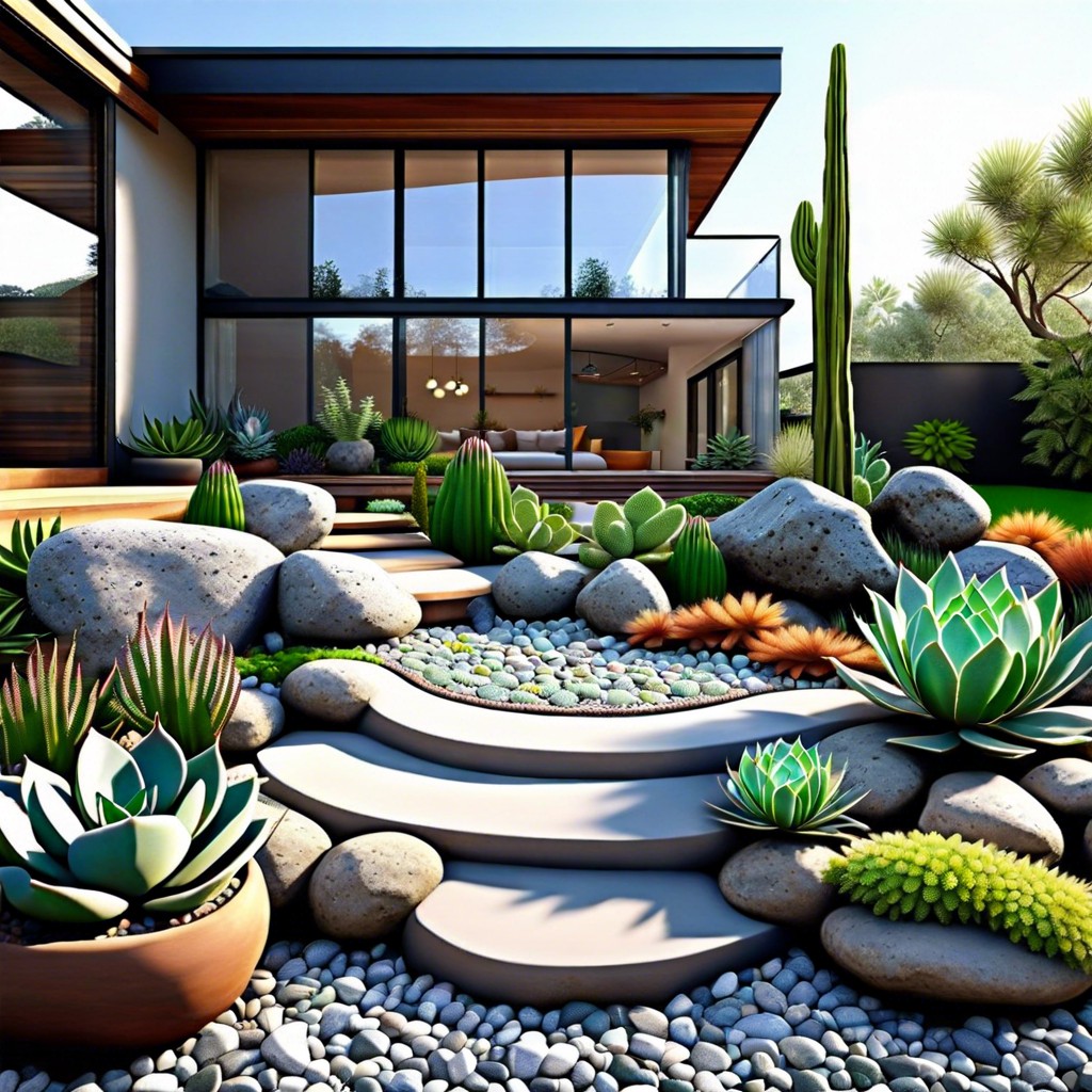 succulent rock gardens