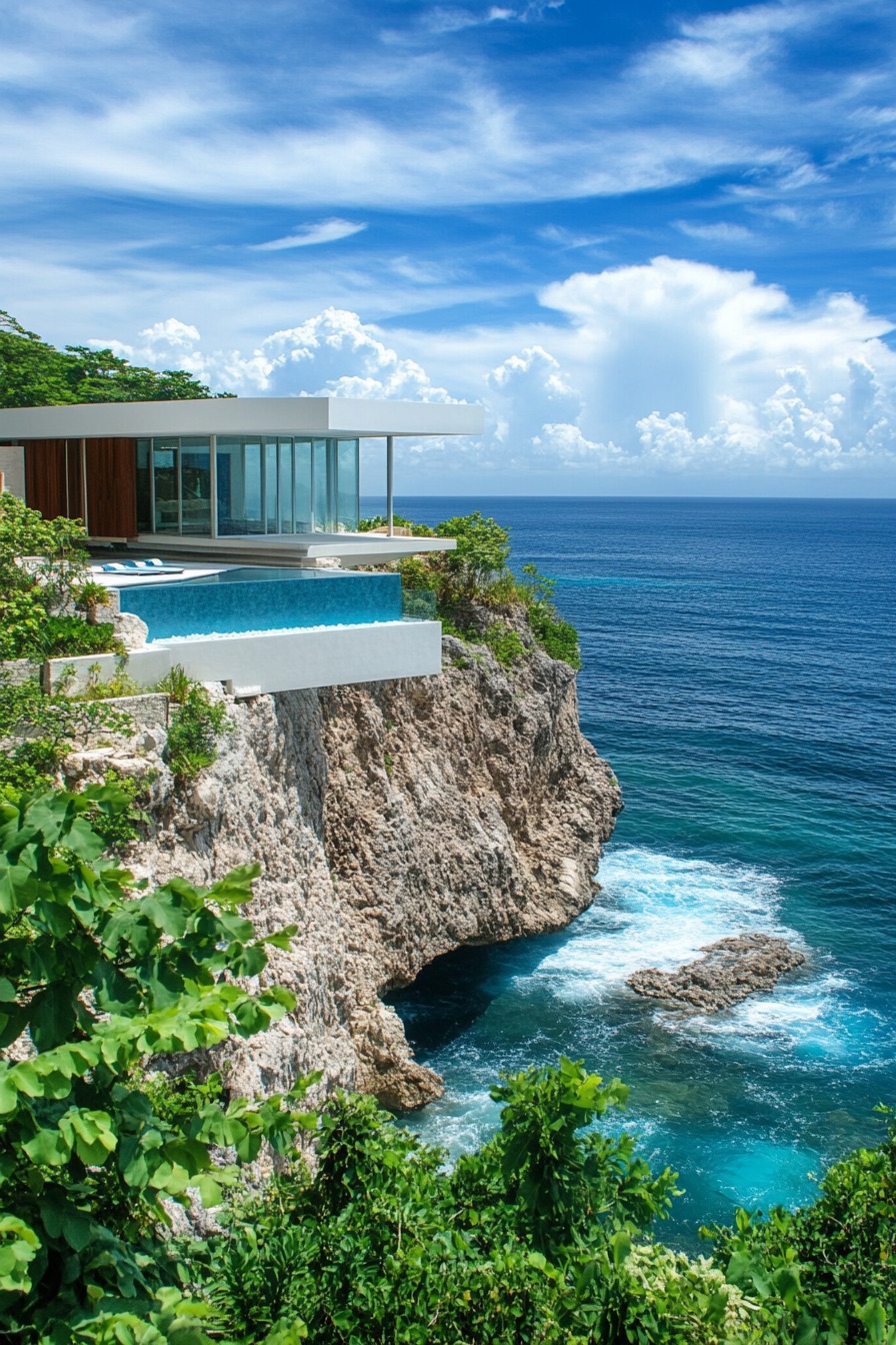 cliff house cantilevered pool 2