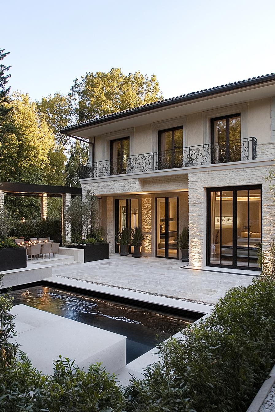 modern Italian villa